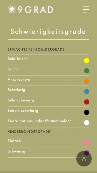 Boulderpark Thalwil «9grad» – mobile Ansicht