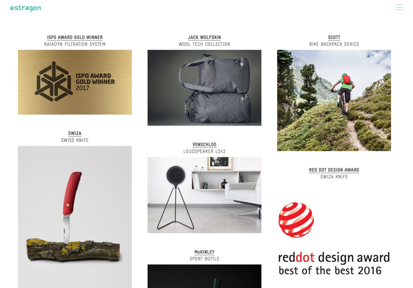 estragon product design zurich – Desktop-Ansicht