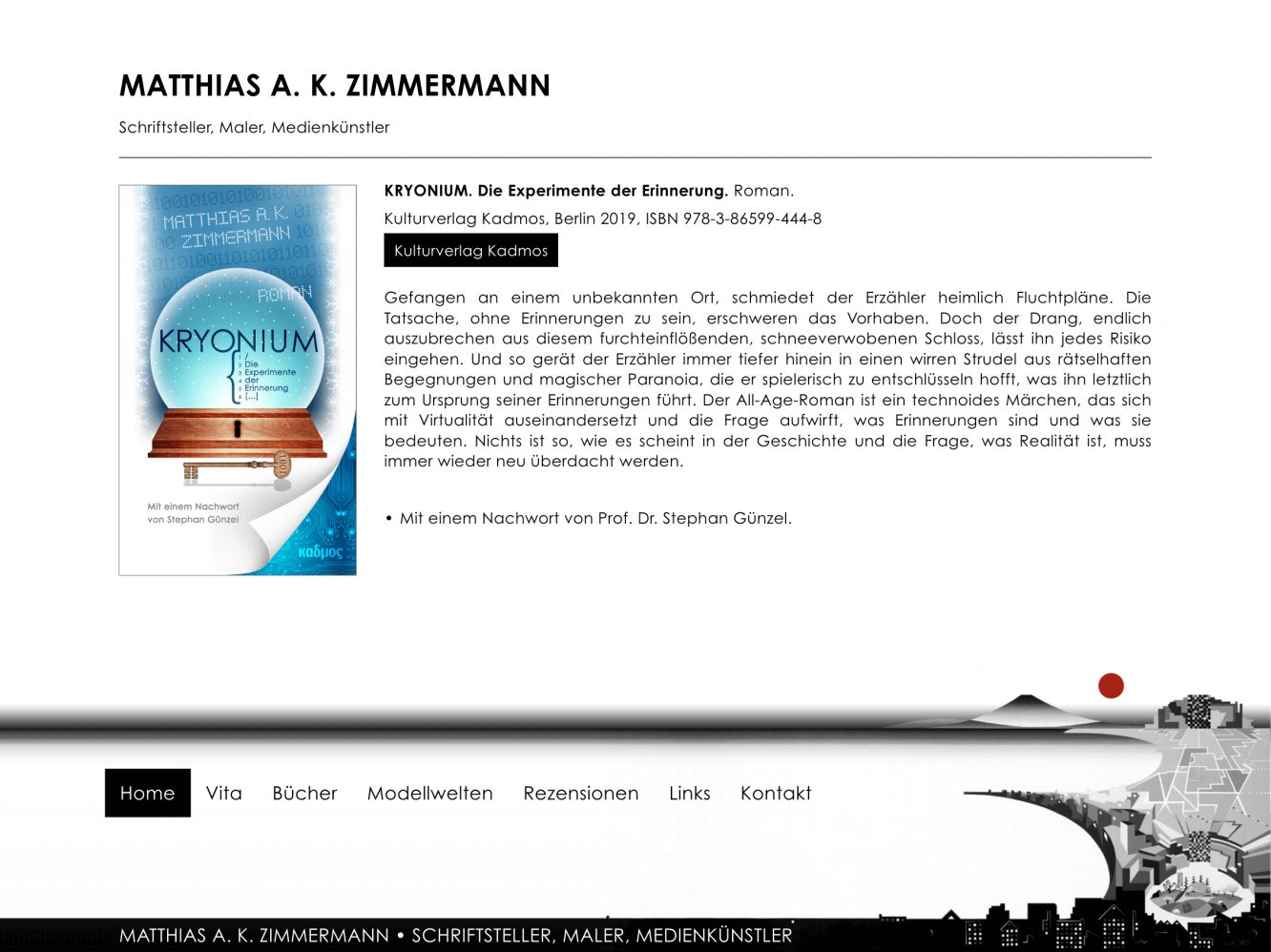 Matthias A. K. Zimmermann Schriftsteller, Maler, Medienkünstler – Desktop-Ansicht