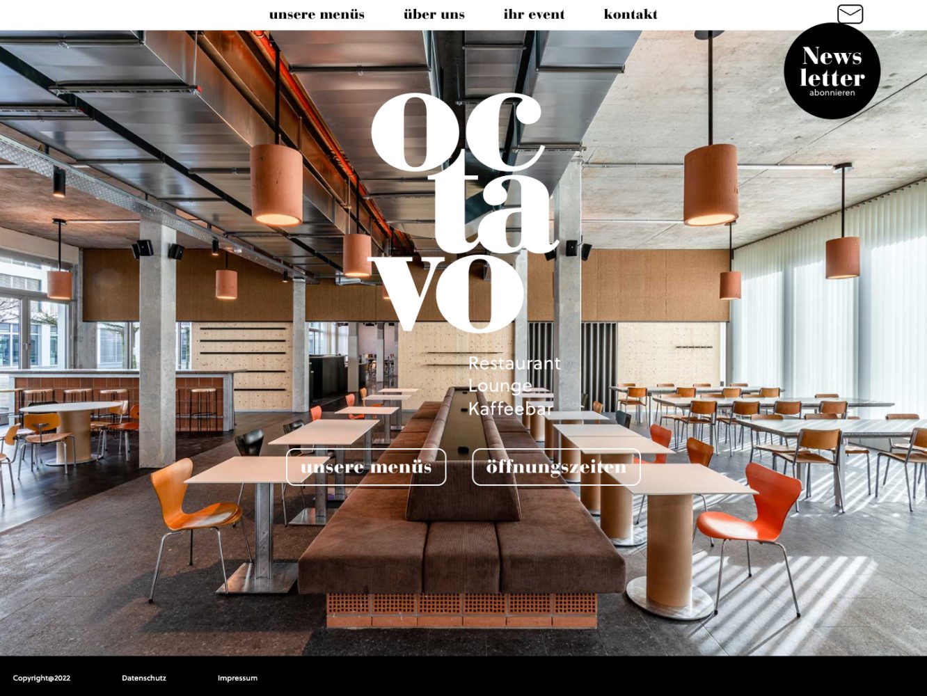 Restaurant Octavo Zürich-Oerlikon – Desktop-Ansicht