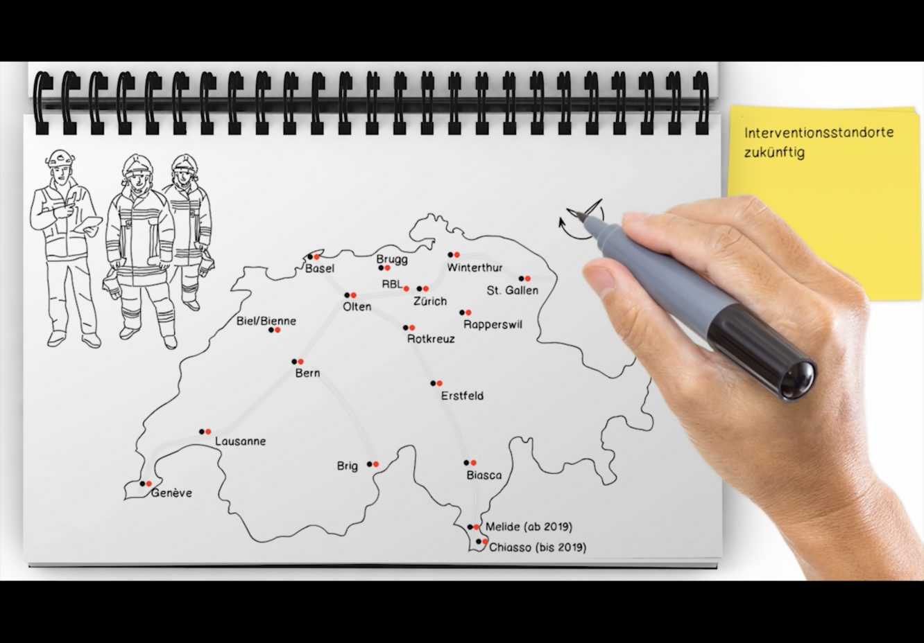 SBB Intervention «Schulungsfilm» – Desktop-Ansicht