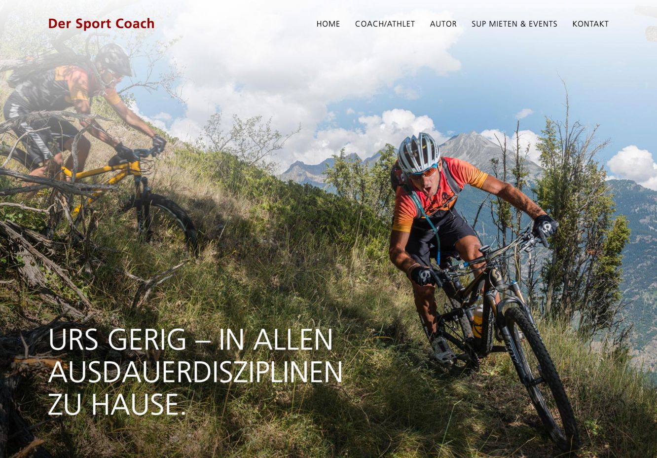 Urs Gerig «Der Sport Coach» – Desktop-Ansicht
